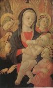 Master of The Castello Nativity The Virgin and Child Surrounded by Four Angels (mk05)